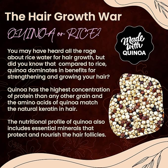 Janelle Beauty Coil Protect Hair Growth Oil – Packed with All-Natural, Pure Superfood Ingredients, Including Quinoa Extract & 9 Essential Amino Acids to Grow Thicker, Healthier, Longer Hair – 2 fl oz