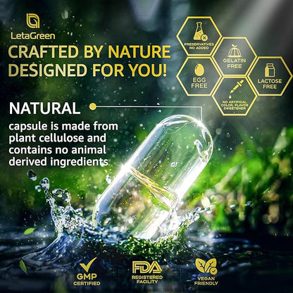Organic Lions Mane Supplement Capsules 120 Real