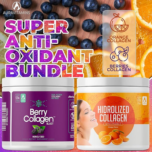Hydrolyzed Collagen Powder Supplement 200gr (Bundle)