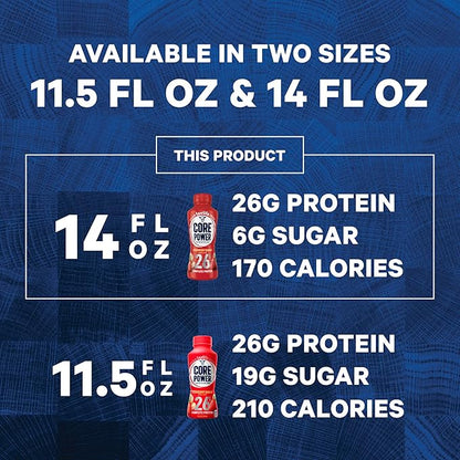 Core Power Fairlife 26g Protein Milk 14 Fl 12)