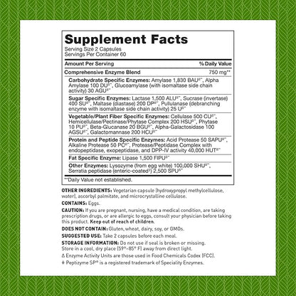 Amy Myers MD Digestive Enzymes 19 Enzymes 120 Caps