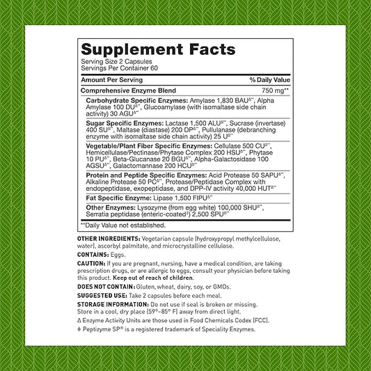 Amy Myers MD Digestive Enzymes 19 Enzymes 120 Caps