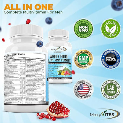 Mens Multivitamins - Daily Mens Vitamins 44 Organic