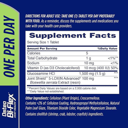 Osteo Bi-Flex Glucosamine with Vitamin D, Health,130 Coated 130 Count