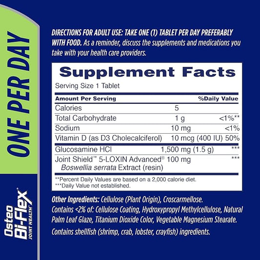 Osteo Bi-Flex Glucosamine with Vitamin D, Health,130 Coated 130 Count