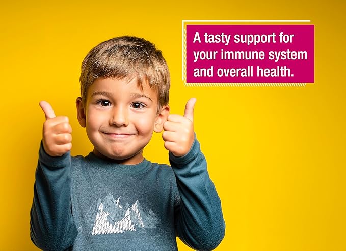 T&D German Multvitamin for Children 8 Vitamins - 100 Vegan Drink Effervescent Tablets - Raspberry Flavor - Made in Germany