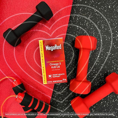 MegaRed Krill Oil 350mg Omega 3 #1 Dr 130 Softgels (130 Servings)
