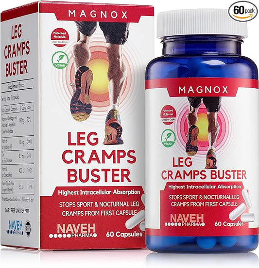 MAGNOX® Leg Cramps Buster 380mg Magnesium 3X More 60 Caps