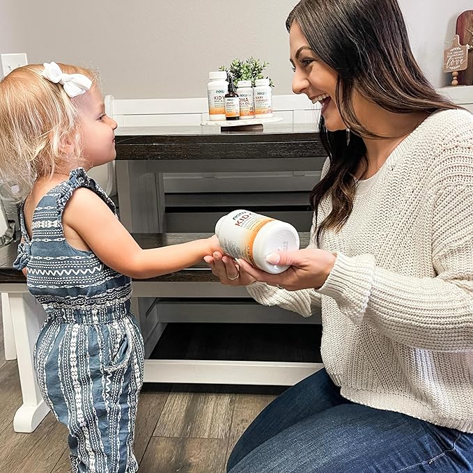 NOW Supplements, Kid Cal with Calcium 100 Chewables,