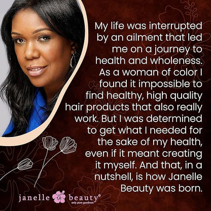 Janelle Beauty Coil Protect Hair Growth Oil – Packed with All-Natural, Pure Superfood Ingredients, Including Quinoa Extract & 9 Essential Amino Acids to Grow Thicker, Healthier, Longer Hair – 2 fl oz
