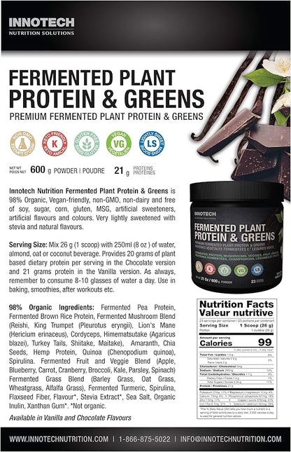 Innotech Nutrition Solutions Fermented Plant Protein 600 g