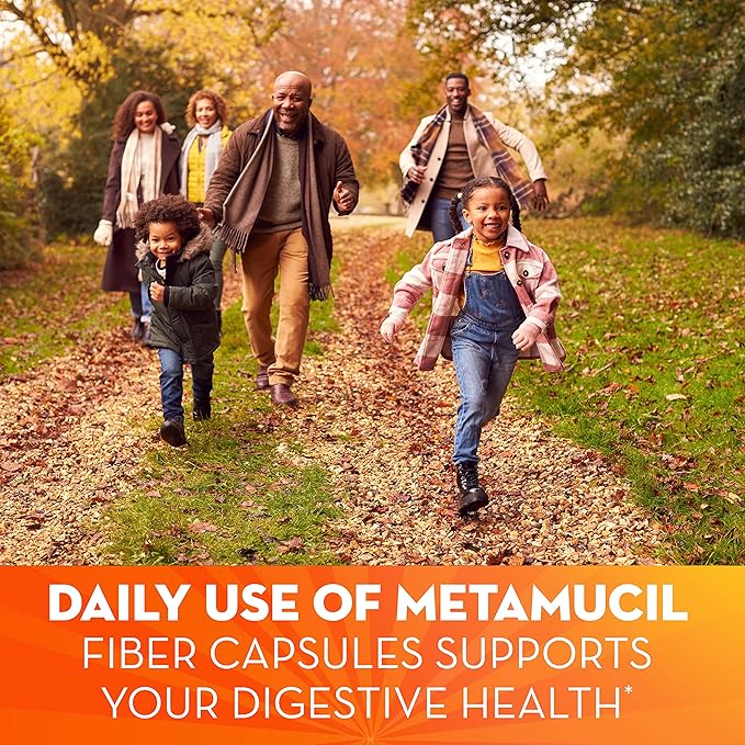 Metamucil Daily Fiber Supplement, 160 Capsules