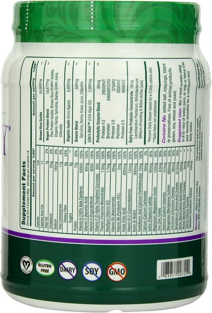 Green Foods True Vitality Plant Protein 22.7 Ounce