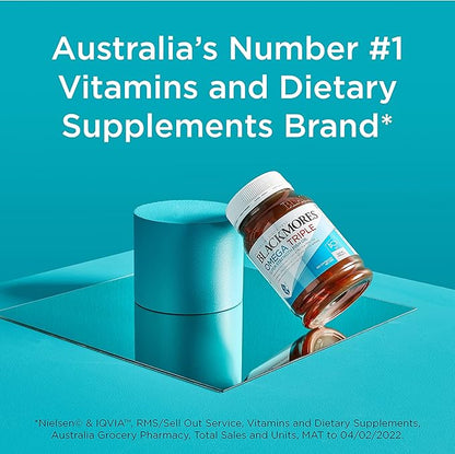 Blackmores Omega Triple Concentrated Fish Oil 150 Capsules