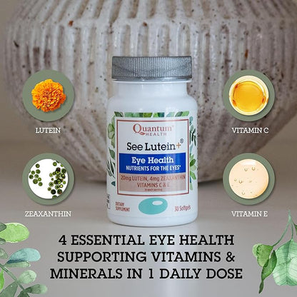 Quantum Health See Lutein+, Lutein & 30 Softgels, 30-Day Supply