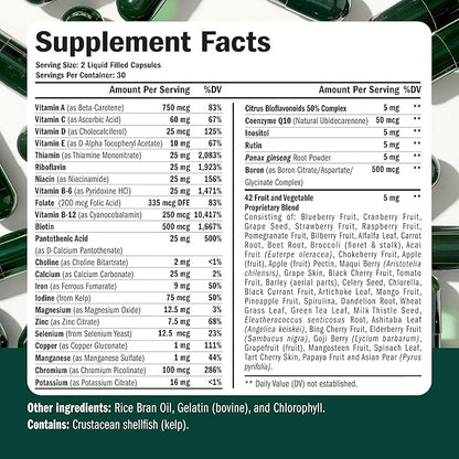 Multivitamin for Men B12, Zinc,