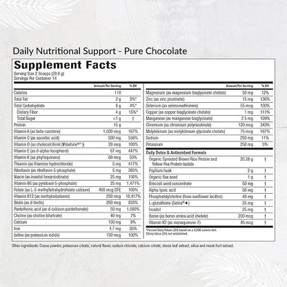 Equilife - Daily Nutritional Support, Organic Chocolate,14 Servings