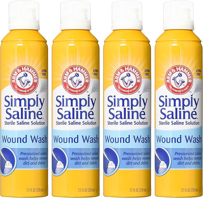 Arm & Hammer Simply Saline Wound Debris,7.4 Ounce 4)