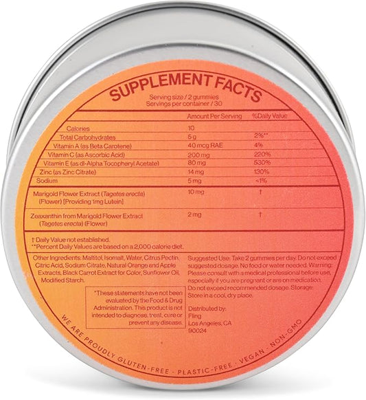 Lutein Vision Vision Support Gummies 60-Count