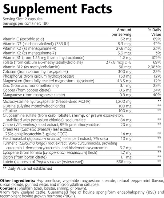 NEW ROOTS HERBAL Strong Bones D3, VIT K2 (MK-7) (MK-7) - (360 Veg