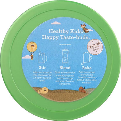 Amazing Grass Kidz Superfood: Vegan Protein & Probiotics for Kids with Beet Root Powder & 1/2 Cup of Leafy Greens, Extreme Chocolate, 15 Servings