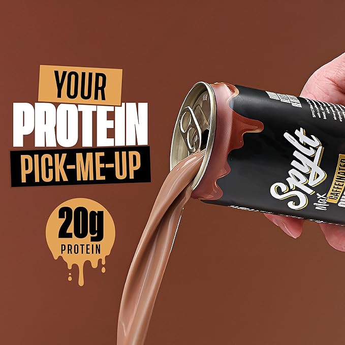 High Protein Max Chocolate Milk with 140mg Caffeine & 20g Protein - Ready to Drink, Sugar Free, Lactose Free Milk, Perfect for Workout Recovery & Afternoon Pick Me Up - 12 Count
