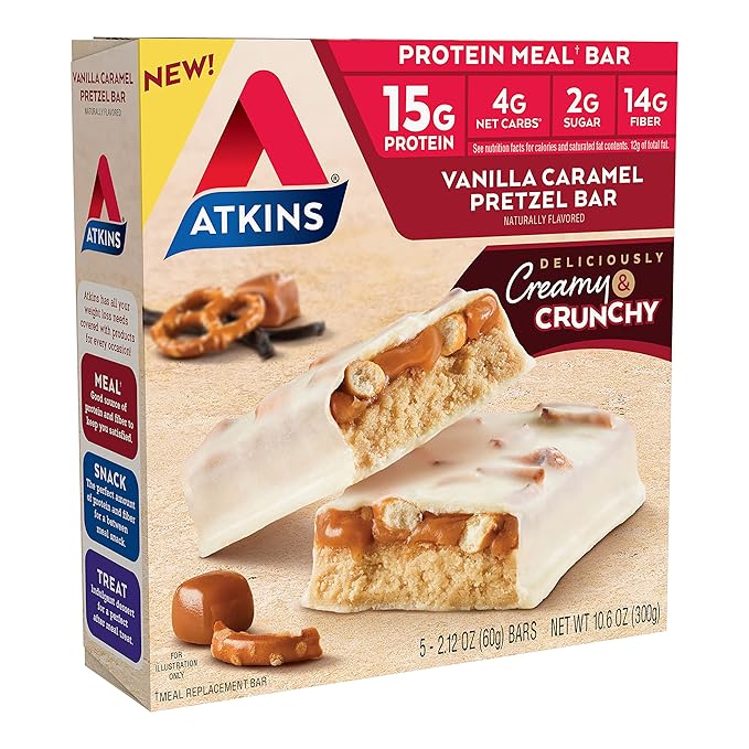 Atkins Chocolate Almond Butter Protein Meal 5 Count 5 Count