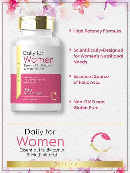 Carlyle Women's Multivitamin 365 Tablets