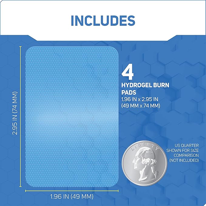 Care Science Hydrogel Sterile Burn Dressing 4 ct