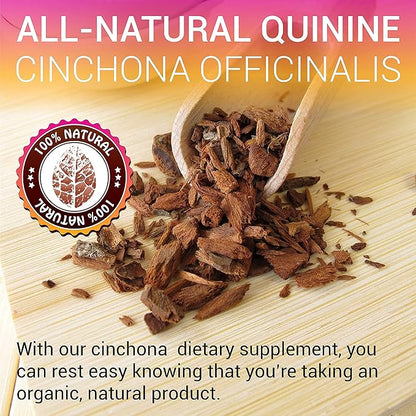 Quinine Liquid Extract Cinchona Officinalis Bark (100 Capsules)