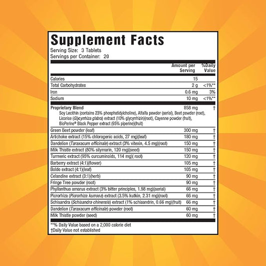 Nature's Secret Milk Thistle Liver Cleanse 60 ct