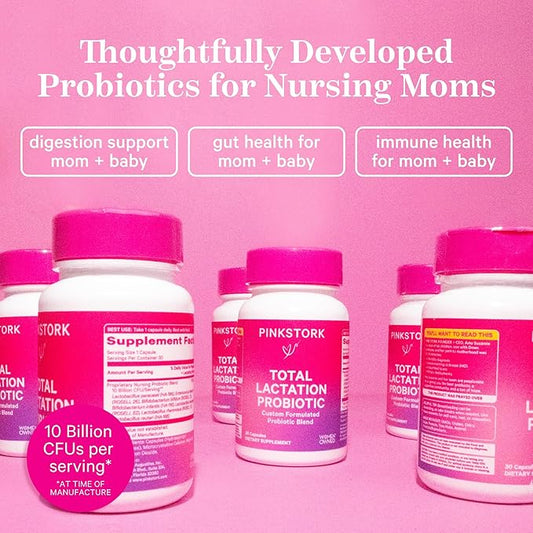 Pink Stork Lactation Probiotic 10 Billion 30 Capsules