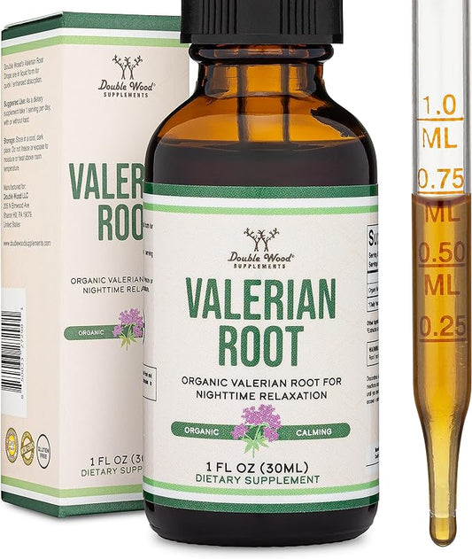 Valerian Root Drops for Sleep 168mg - 1 FL 30 Servings