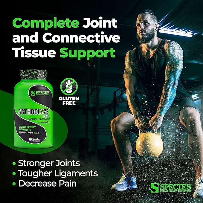 Species Nutrition Arthrolyze Joint Repair Supplement, (300 Capsules)