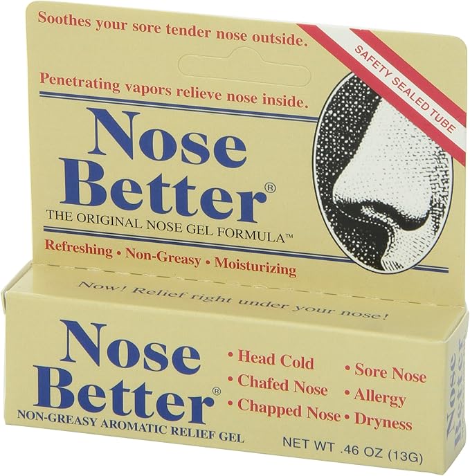 Nose Better Non-Greasy Aromatic Relief Gel, 0.46 Ounce