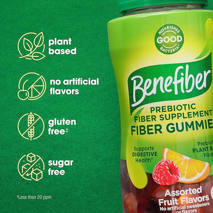 Benefiber Prebiotic Fiber Supplement Gummies 81 Count