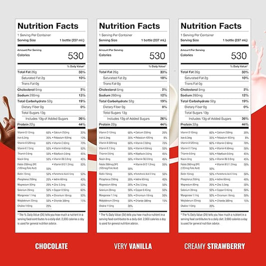 BOOST Very High Calorie Nutritional Drink -530 Calories -26 Vitamins 22 g 8 fl 24)