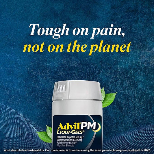 Advil PM Liqui-Gels Pain Reliever and 80 Liquid
