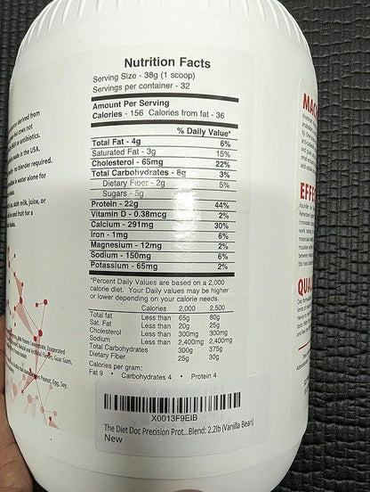 The Diet Doc Precision Protein Blend: 2.2lb (Vanilla