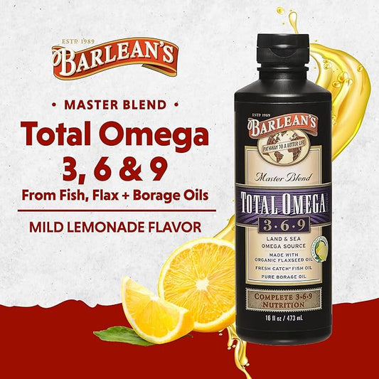 Barlean's Total Omega 3 6 9 6,468 mg 16 oz