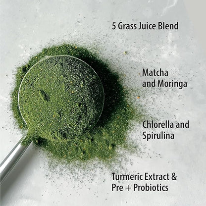 Organic Traditions Super Greens Powder Superfood with Turmeric, Organic Greens Superfood Powder, 200g / 7oz Bag