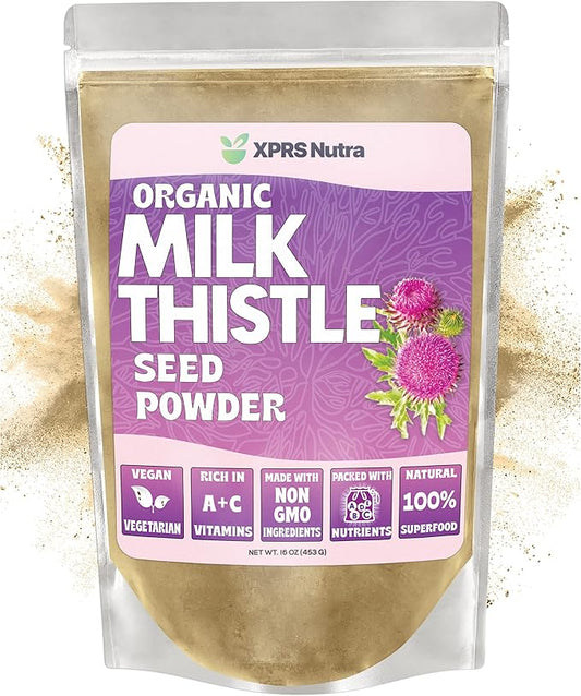 XPRS Nutra Organic Milk Thistle Seed Powder (16 Ounce)