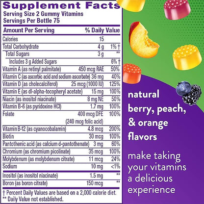 Vitafusion Melatonin 140 Count and MultiVites 150 Count