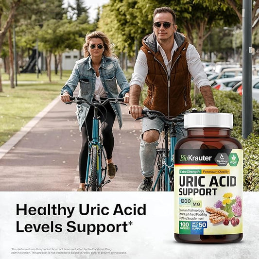 Uric Acid Support Capsules 10:1 Extract 100 Vegan