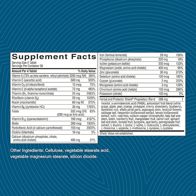 Nature's Sunshine Super Supplemental, 120 Tablets