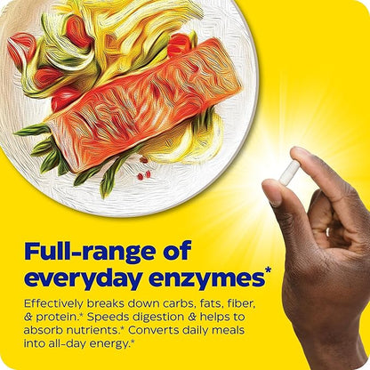 Enzymedica Digest, Full-Range, Everyday Digestive Enzymes, 90 Count