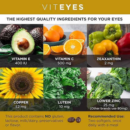 Viteyes AREDS 2 Classic Macular Health 60 Softgels