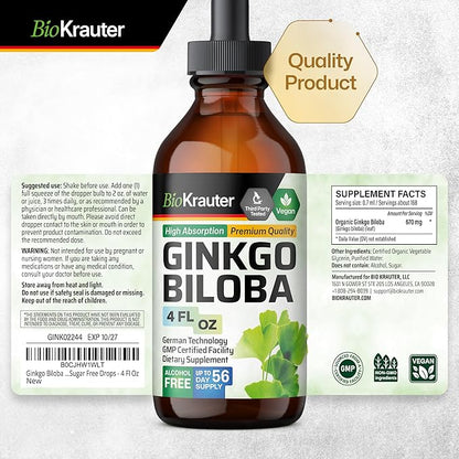 Ginkgo Biloba Extract 4 Fl