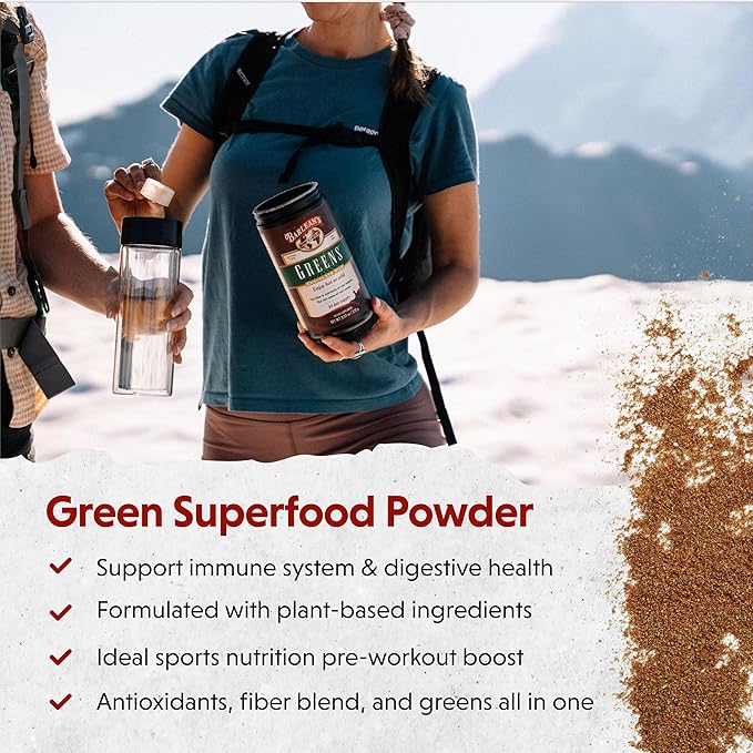 Barlean's Chocolate Greens Powder, Daily Fruits 9.52 oz