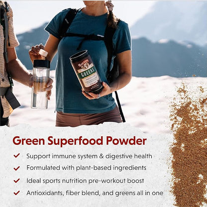 Barlean's Chocolate Greens Powder, Daily Fruits 9.52 oz